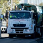 A Solo waste collection vehicle