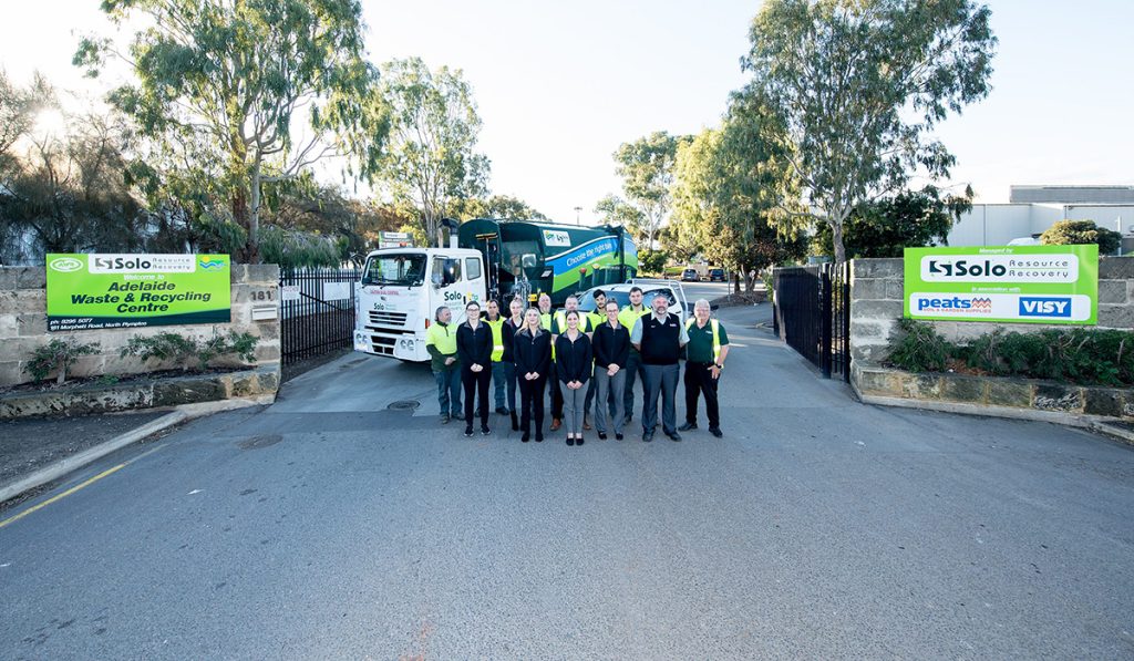 An exterior view of the Adelaide Waste and Recycling Centre